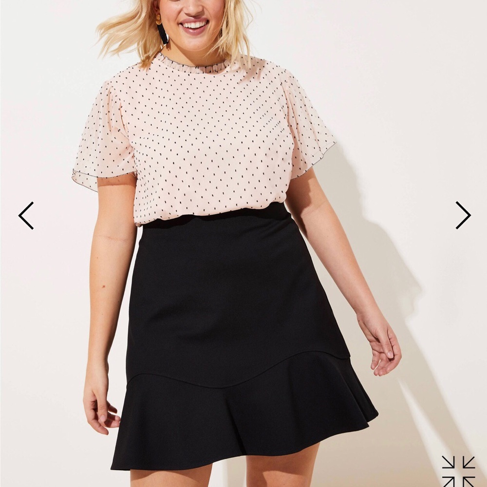 LOFT PLUS FLOUNCE SKIRT SIZE 24 🔴